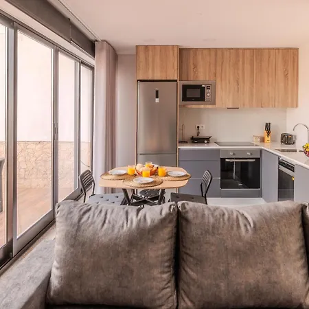 Terrace Flat By House And People Braga