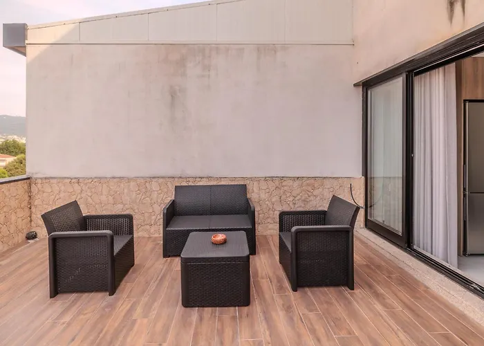 Terrace Flat By House And People